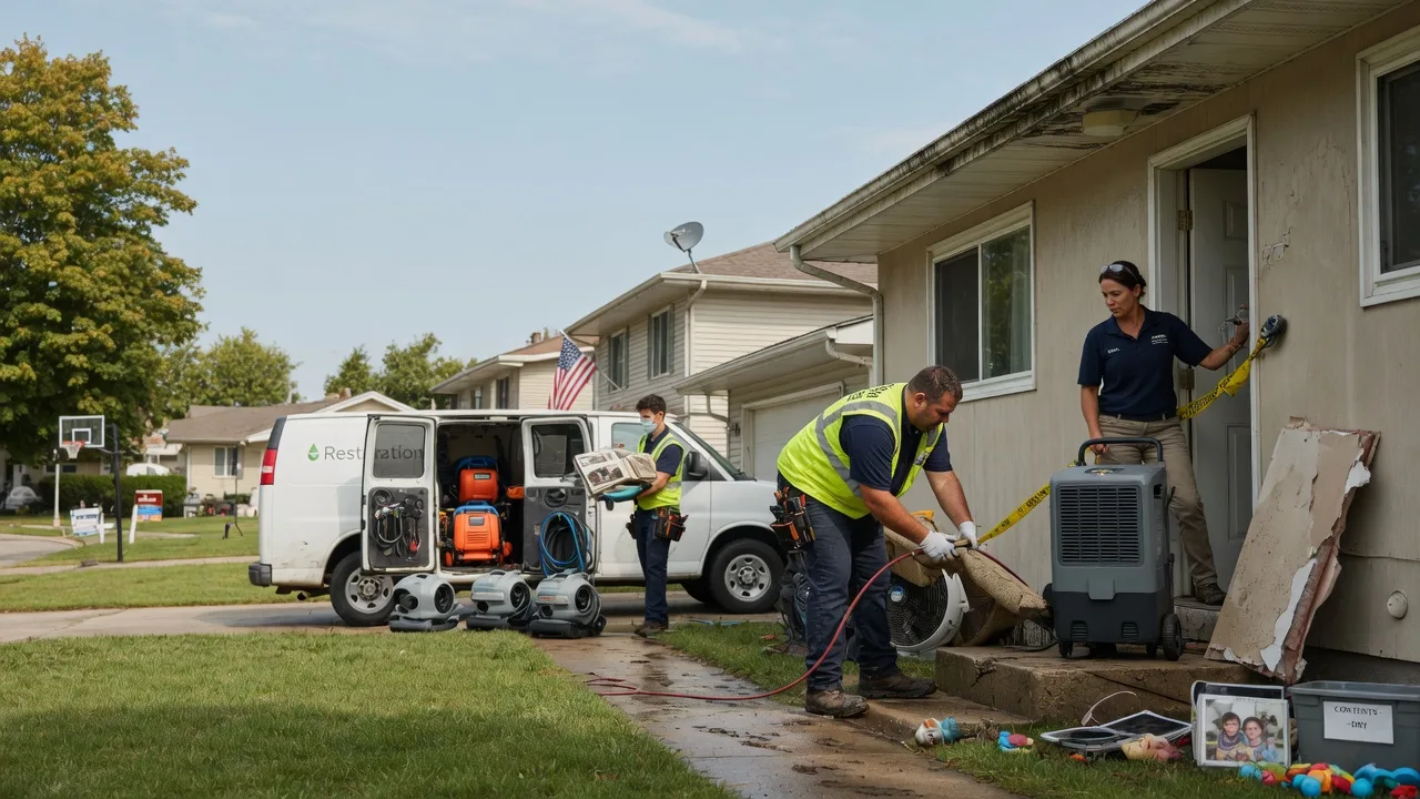 Water Damage Restoration in Gays, IL near me